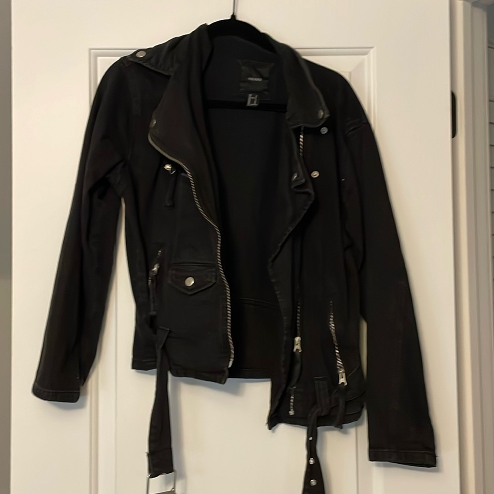 Denim utility jacket